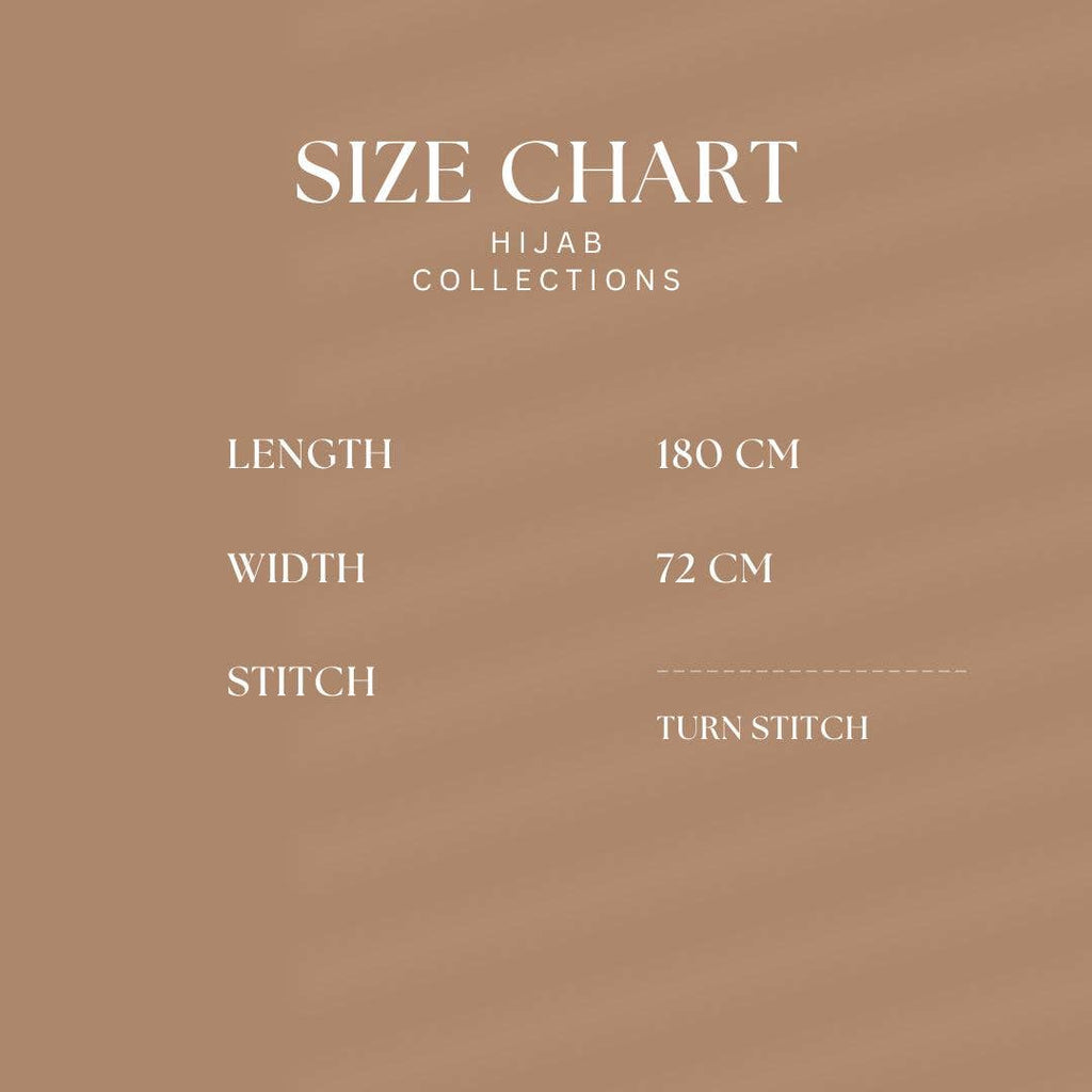 Hijab in chiffon perlato