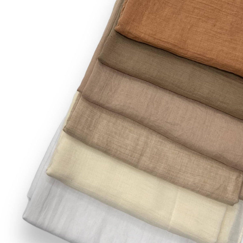 Hijab tinta unita in misto cotone