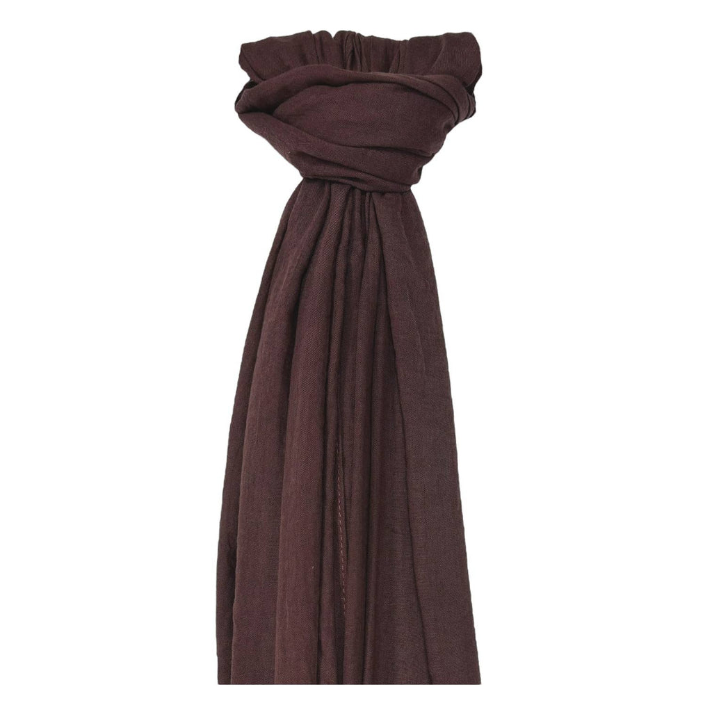 Hijab tinta unita in misto cotone