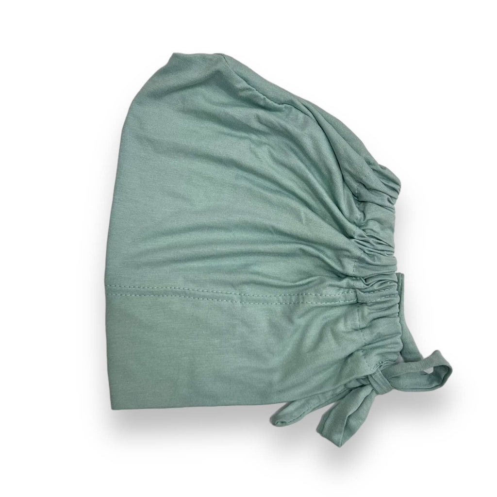 Cuffia in bambù con laccetto regolabile