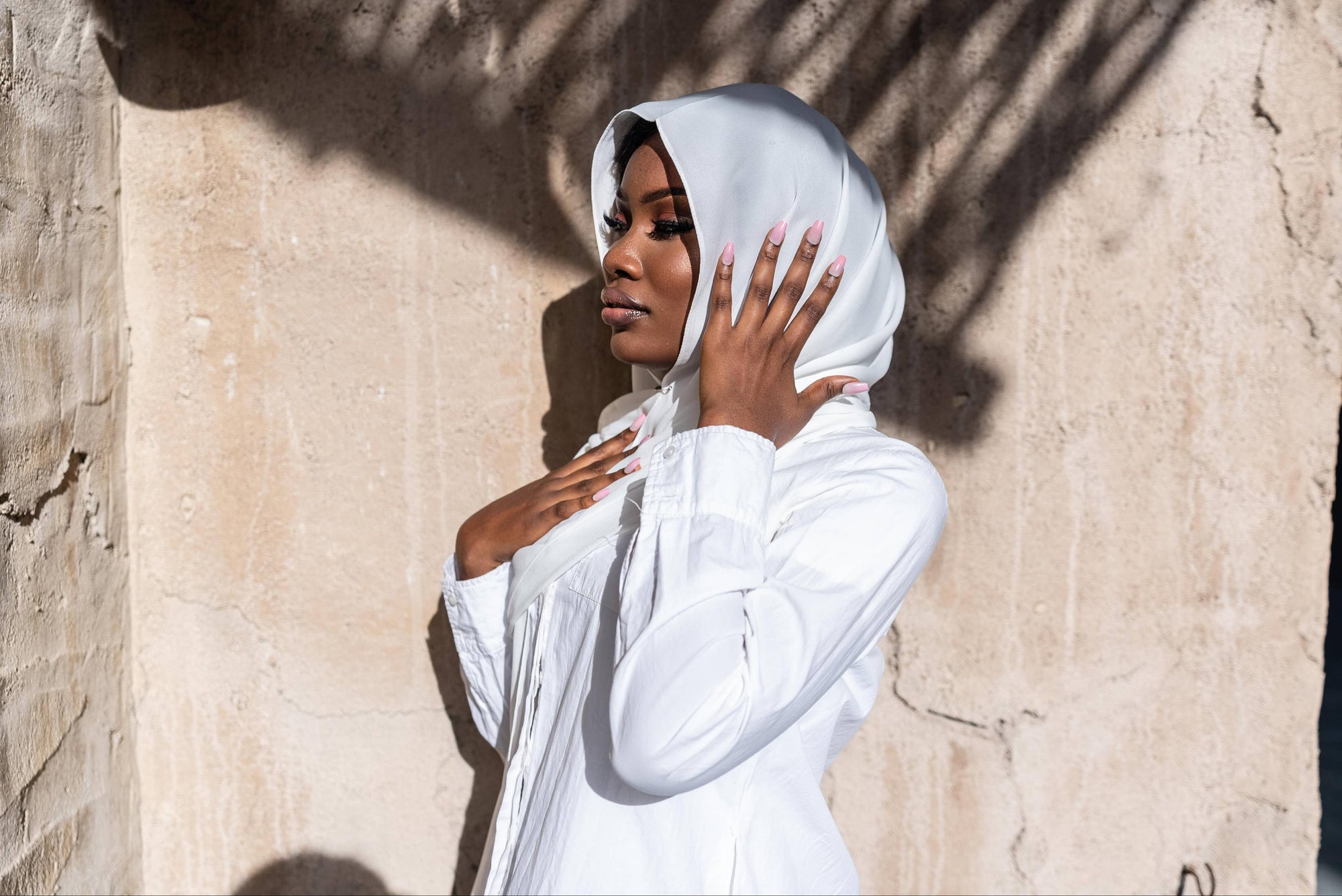 Hijab classico in chiffon