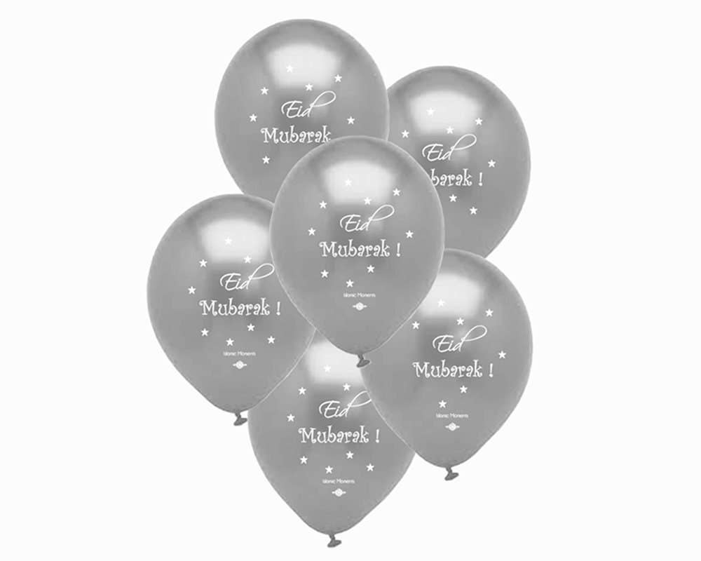 Palloncini Eid Mubarak - argento