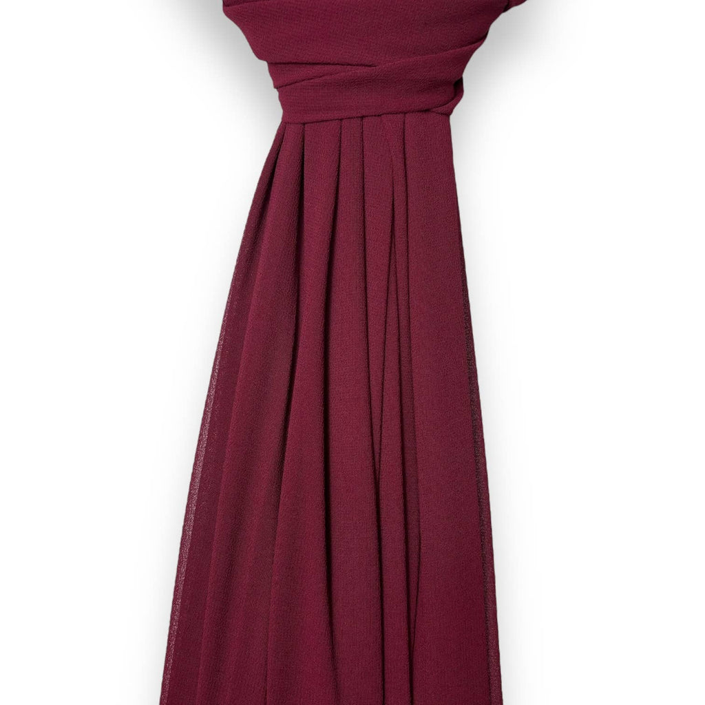 Hijab classico in chiffon