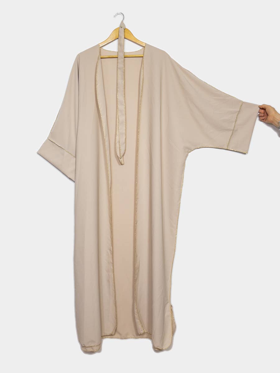 Kimono Muna con cuciture dorate