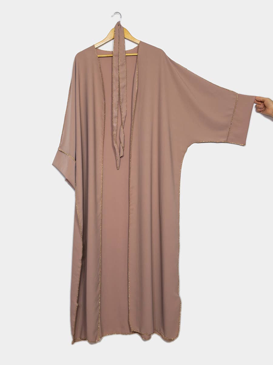 Kimono Muna con cuciture dorate