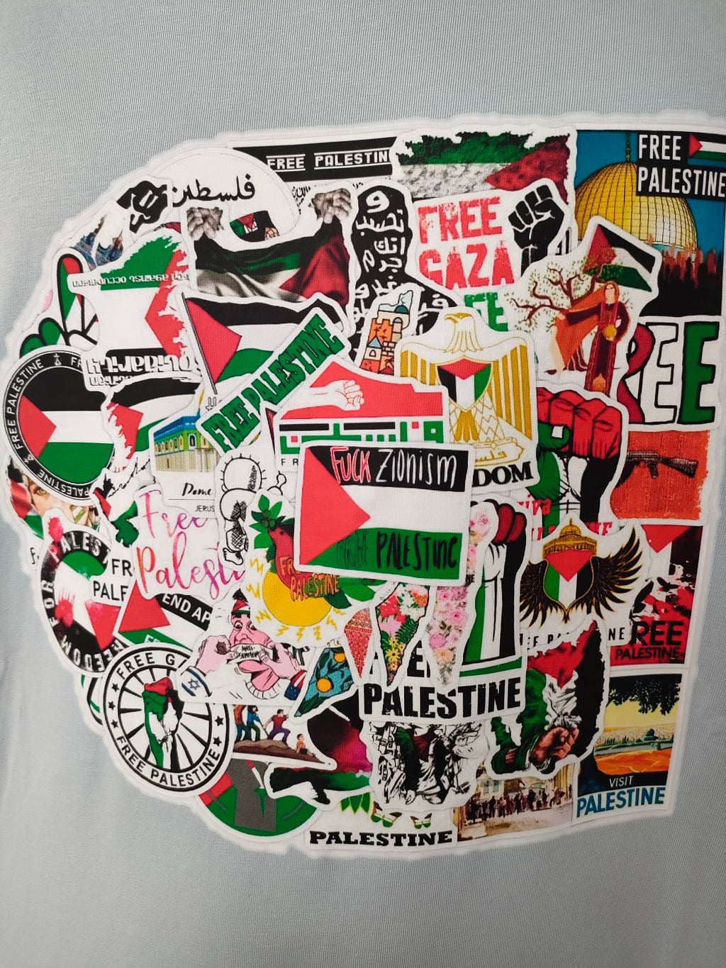 Maglietta Unisex con stampa Sticker Bomb