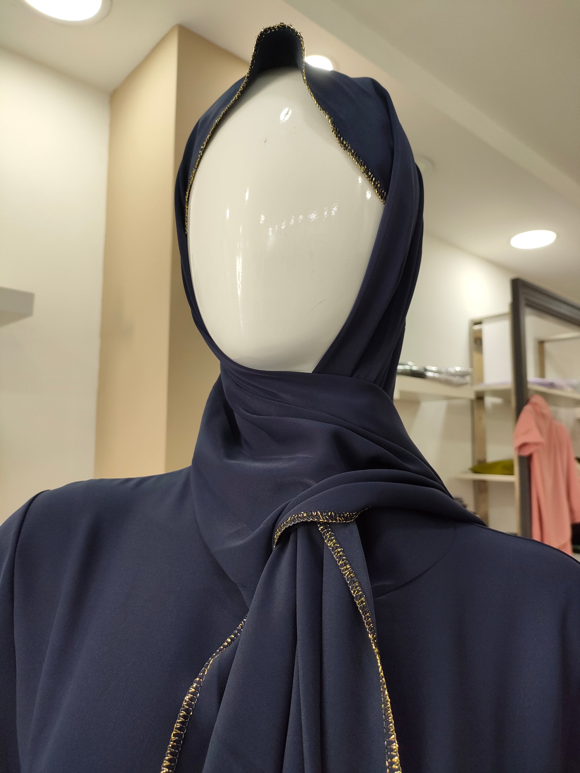 Abaya Aisha con velo integrato