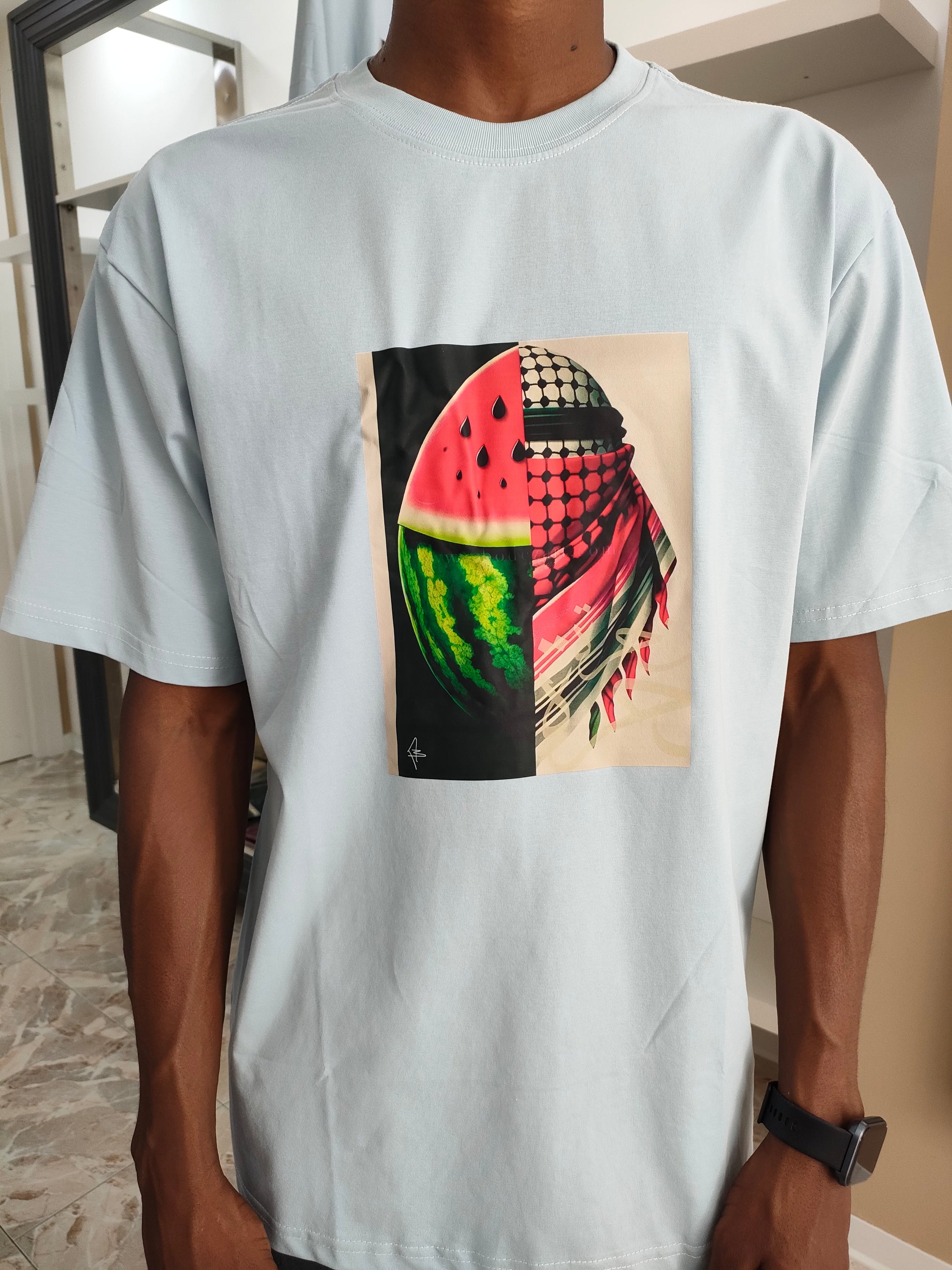 Maglietta Unisex con stampa "Anguria & Kefiya"