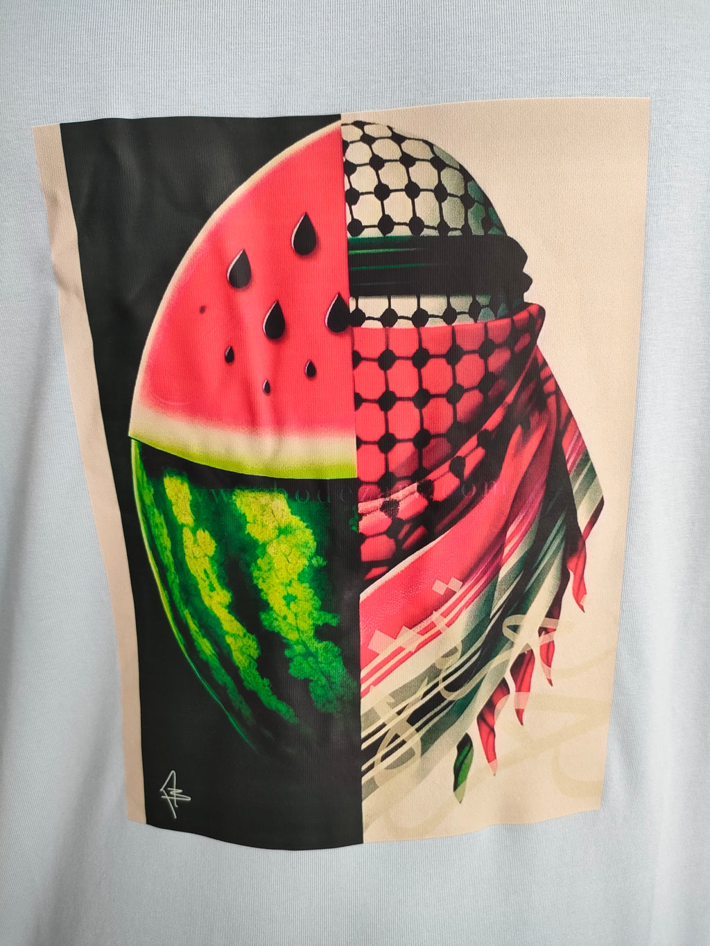 Maglietta Unisex con stampa "Anguria & Kefiya"